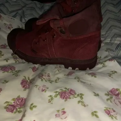 Botines rojos de lona - miniatura 3