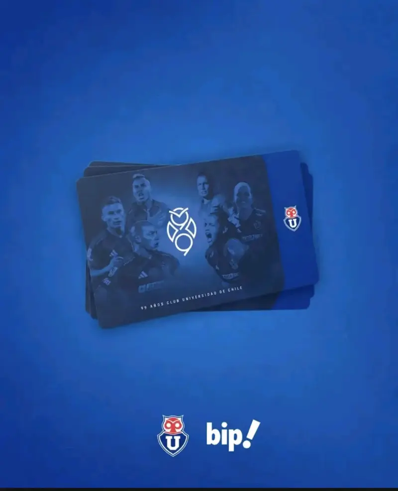 Tarjetas conmemorativas Universidad de Chile bip - 2