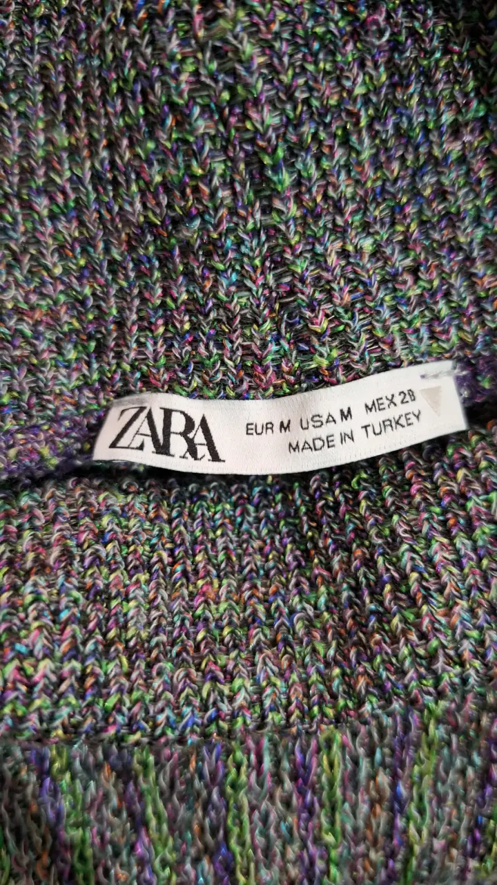 Vestido tejido sin mangas gris marca Zara - 4