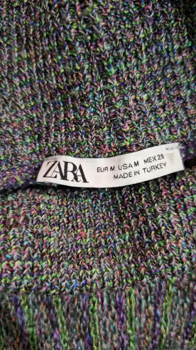 Vestido tejido sin mangas gris marca Zara - miniatura 4