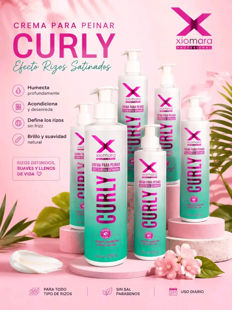 Crema Xiomara Curly para rizos