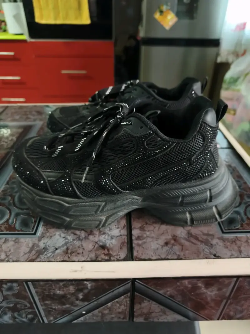 Zapatillas deportivas negras brillantes - 2