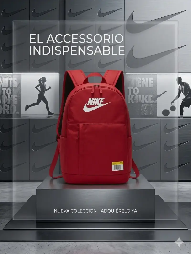 Mochila roja Nike