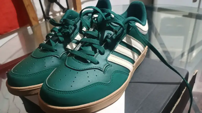 Zapatillas Adidas verde y blanco - 2