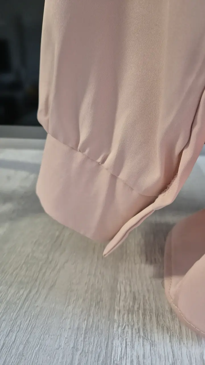 Blusa rosa manga larga - 2