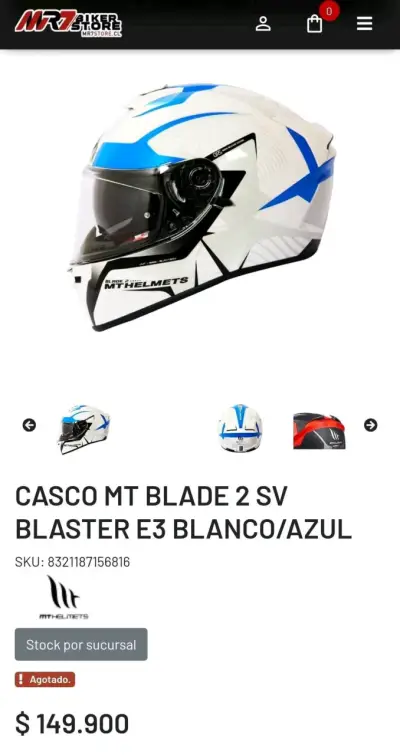 Casco MT Helmets Blade 2 Shell Negro - miniatura 6