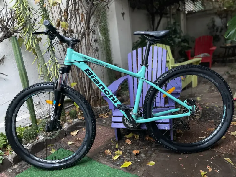 Bicicleta Bianchi verde montaña - 1