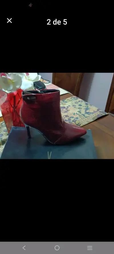 Botines rojos de charol Vizzano - miniatura 2