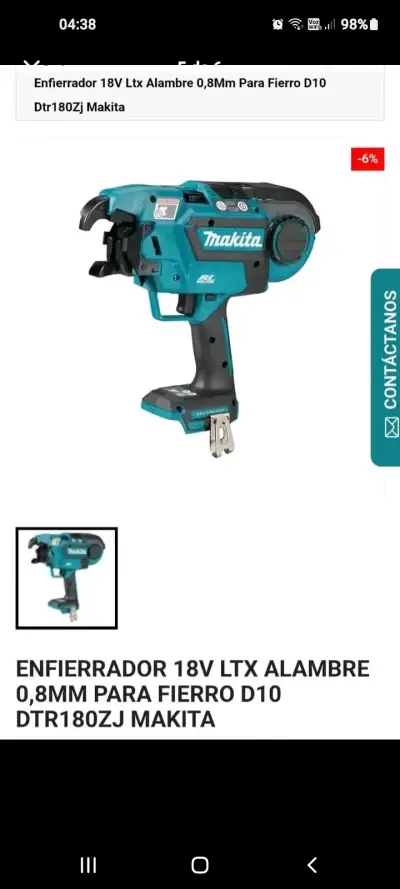 Efierrador Makita - miniatura 5