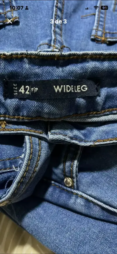 Jeans azul Mujer - miniatura 3
