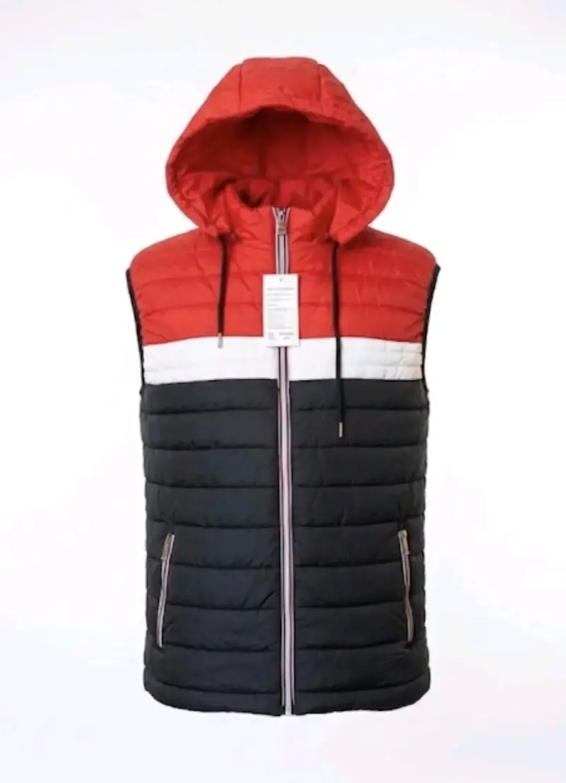 Chaleco acolchado tricolor hombre - 2