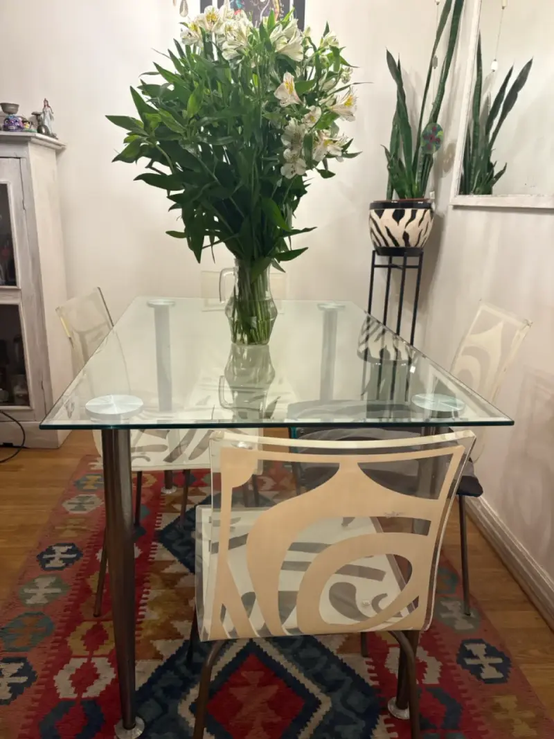 Mesa de vidrio moderna - 3