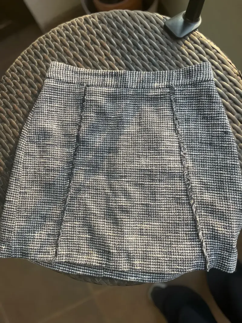 Falda corta de tweed S - 5