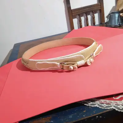 Correa clásica blanca - miniatura 2