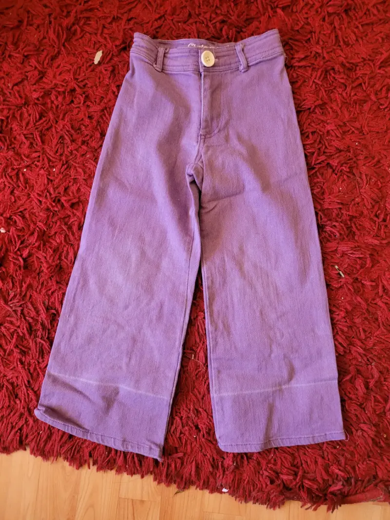 Pantalones morados para niña - 1