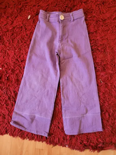 Pantalones morados para niña - miniatura 1