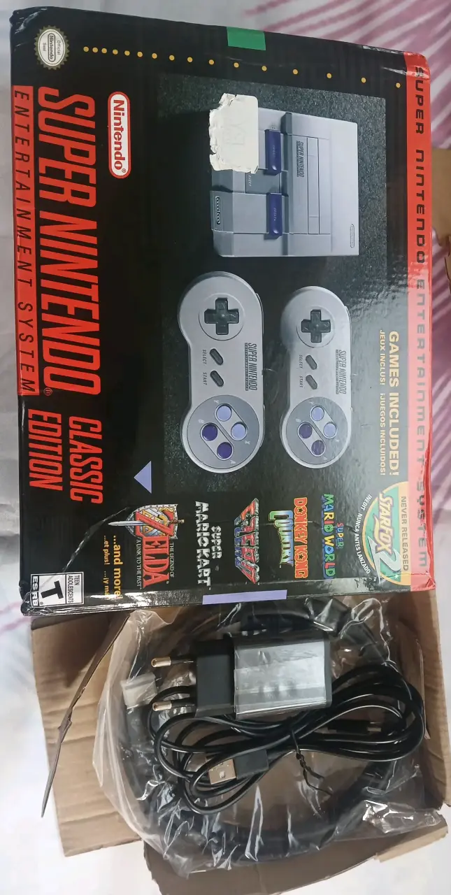 Consola Super Nintendo con controles - 2