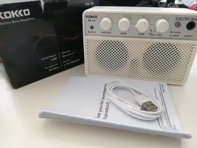 Amplificador Kokko KB-10 blanco para Bajo Potente - miniatura 6