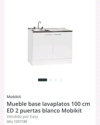 Mueble base lavaplatos Mobikit - miniatura 2