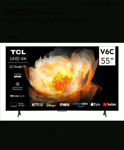 Televisor TCL 4K HDR 55 pulgadas - miniatura 4