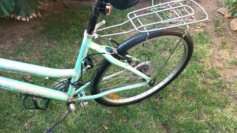 Bicicleta urbana con parrilla - 2