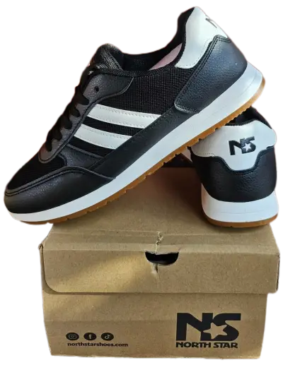 Zapatillas deportivas negras blancas - miniatura 2