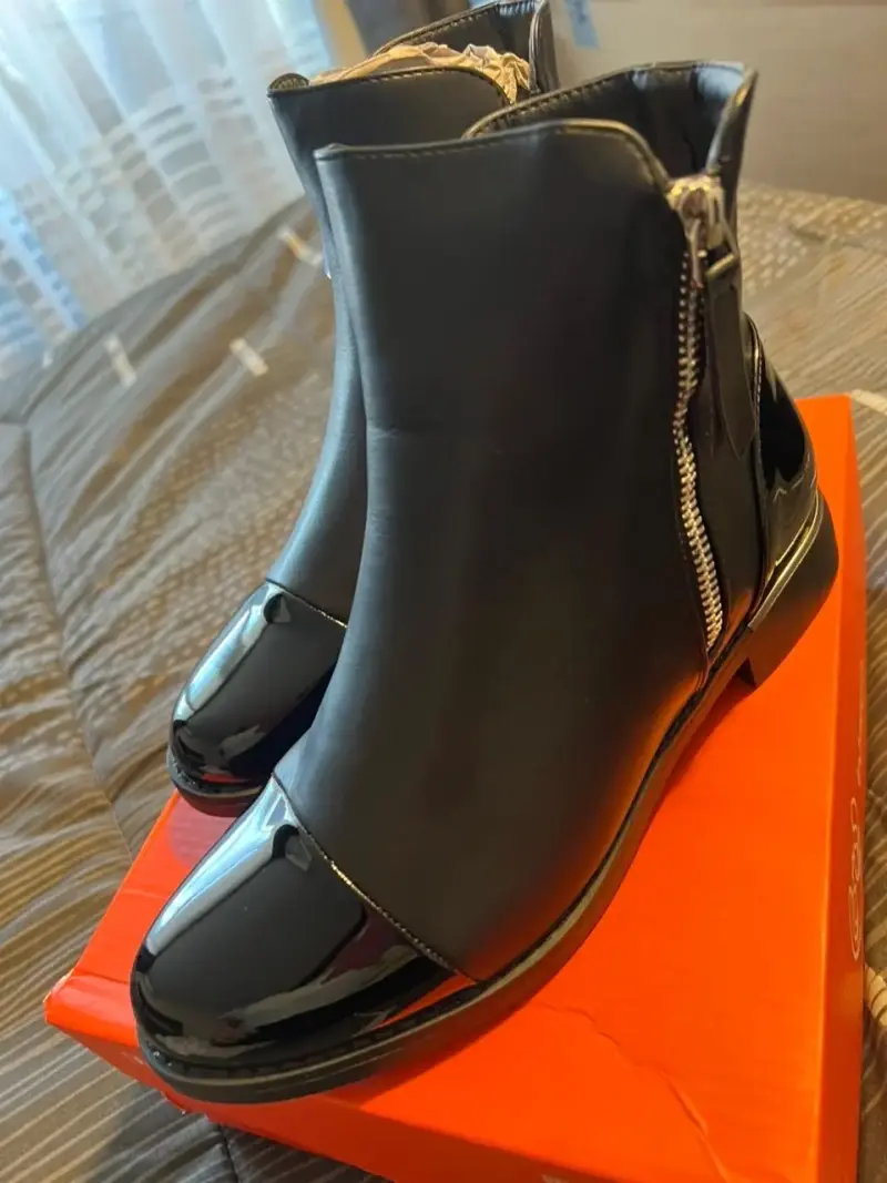 Botines negros de cuero - 2