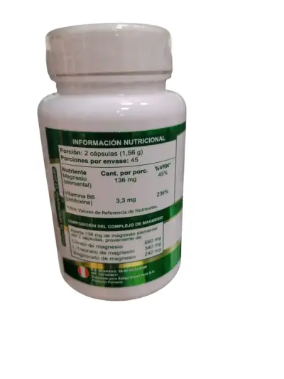 Magnesio Triple con Vitamina B6 - miniatura 2