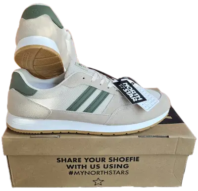 Zapatillas North Star beige y verdes - miniatura 1