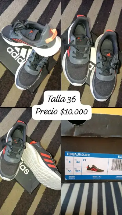 Zapatillas Adidas Tensaur Run negras - miniatura 1