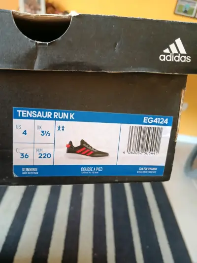 Zapatillas Adidas Tensaur Run negras - miniatura 5