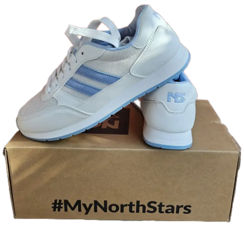 Zapatillas North Star blancas y celestes - 2