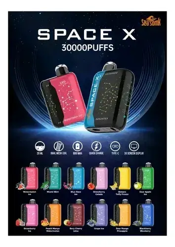 Vaporizador Space X 30000 Puffs - miniatura 1