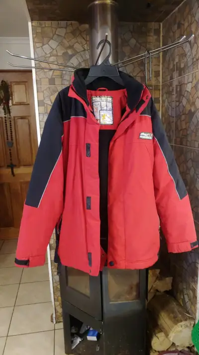 Chaqueta roja de invierno hombre maui and sons - miniatura 1