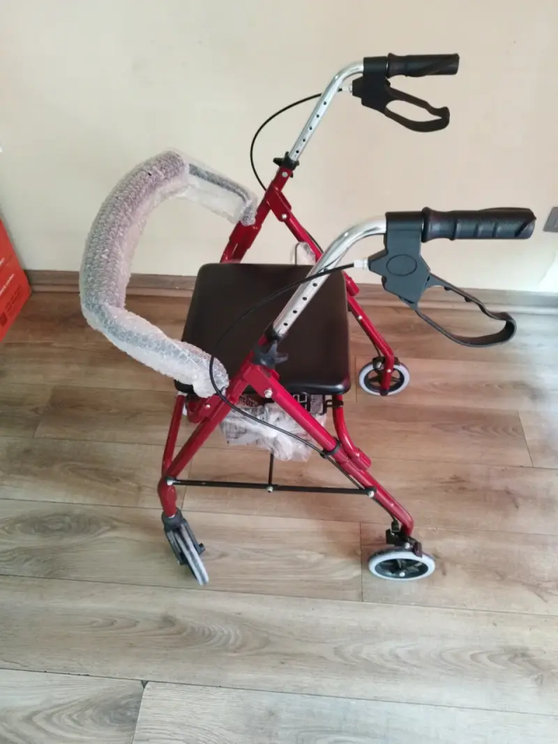 Andador adulto plegable con asiento - 3