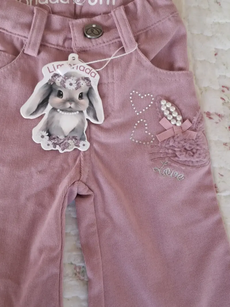 Pantalon limonada bebé rosados 3 meses - 3