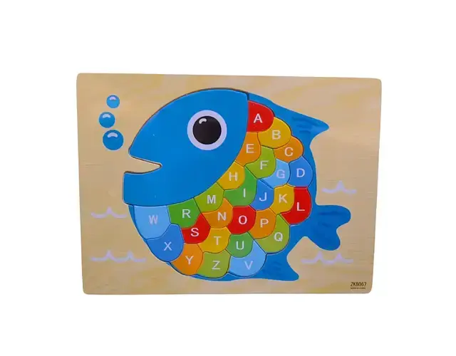 Rompecabezas pez infantil