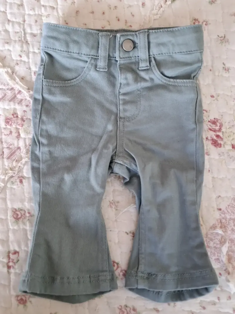 Pantalón bebé celeste - 1