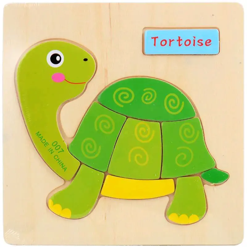 Rompecabezas infantil tortuga