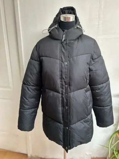 Parka negra WILD LAMA NUEVA - miniatura 1