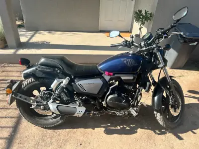 Moto Keeway K-Light 202 azul - miniatura 1