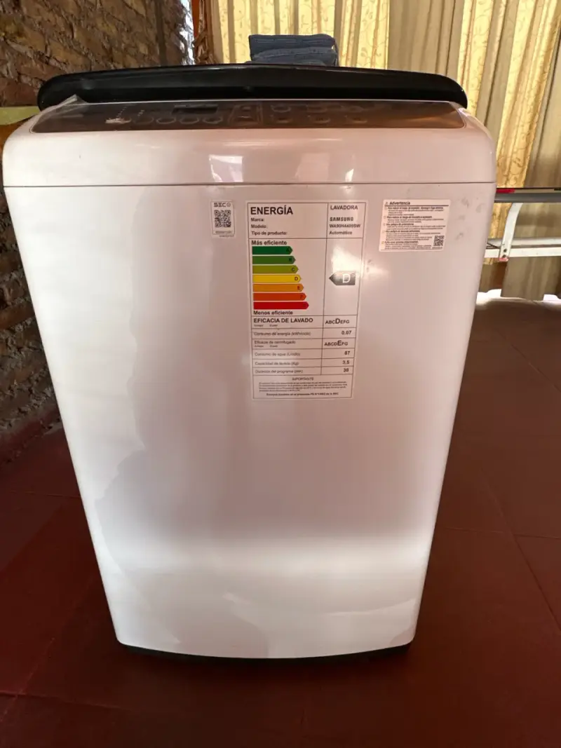 Lavadora Samsung de carga superior 9kg - 3
