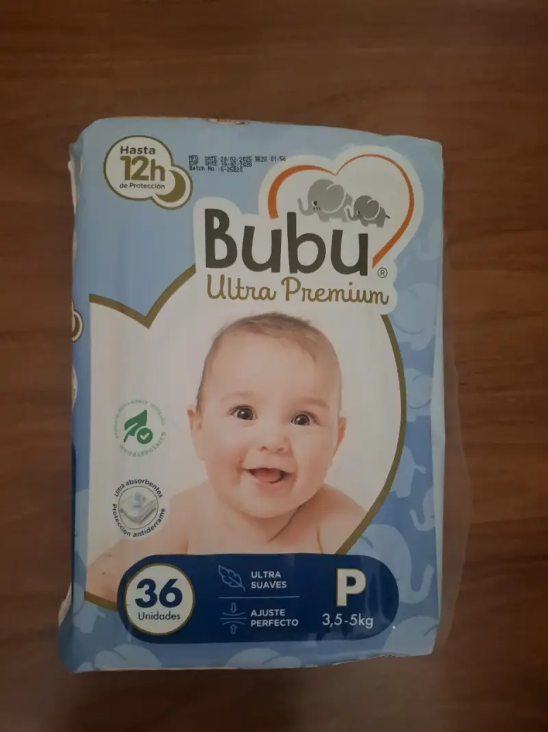 Pañales Bubu Ultra Premium Talla P