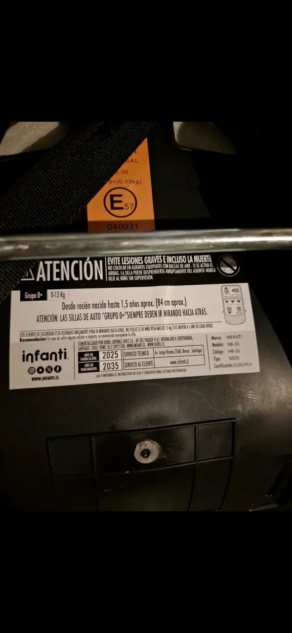 Silla de auto Infanti Zion - 5