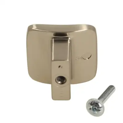 Tirador Perilla P/ Mueble Cuadrado Níquel 32mm - miniatura 2
