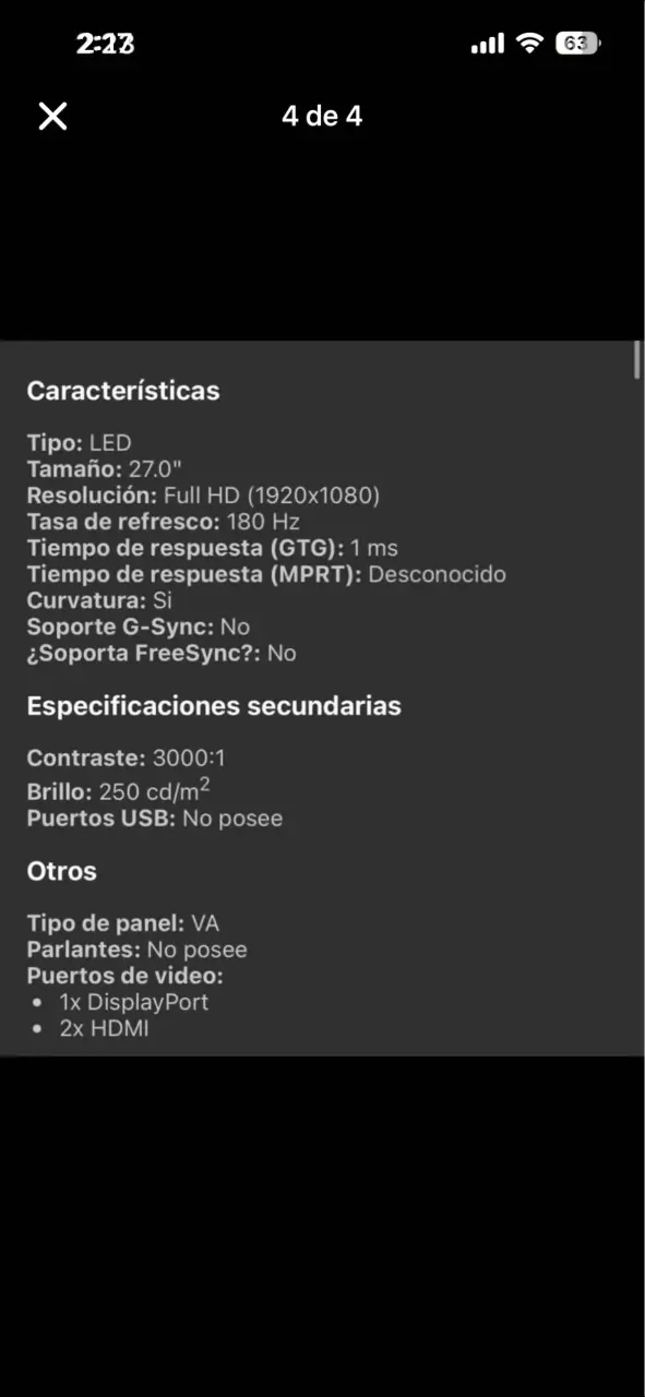 Monitor curvo MasterG de 32 pulgadas - 3