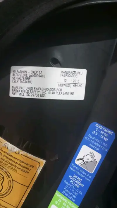 Silla de auto Britax Marathon - miniatura 1