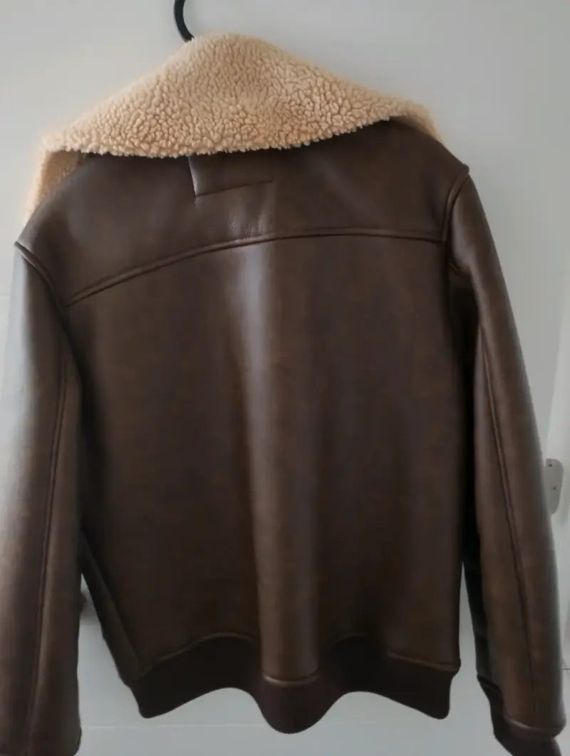 Chaqueta Zibel talla M marrón con forro polar - 2