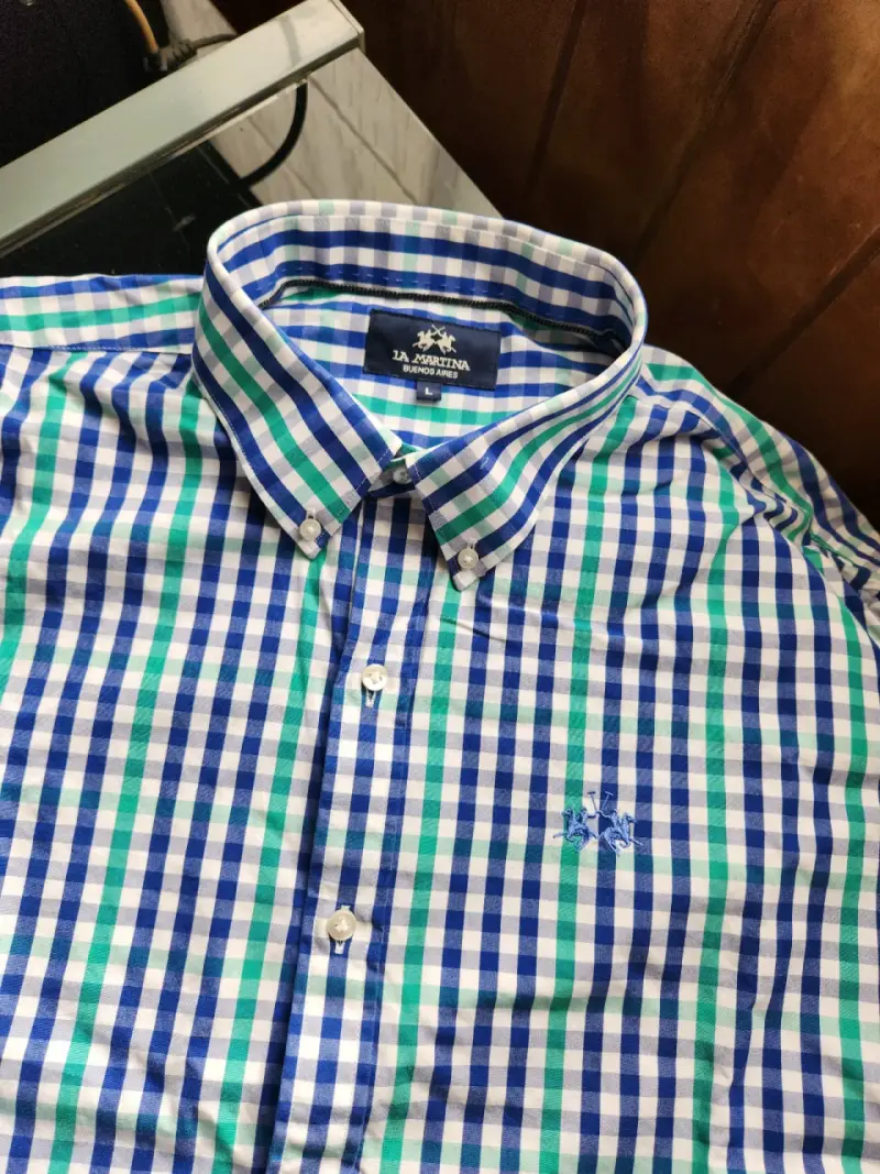 Camisa a cuadros La Martina talla L - 3