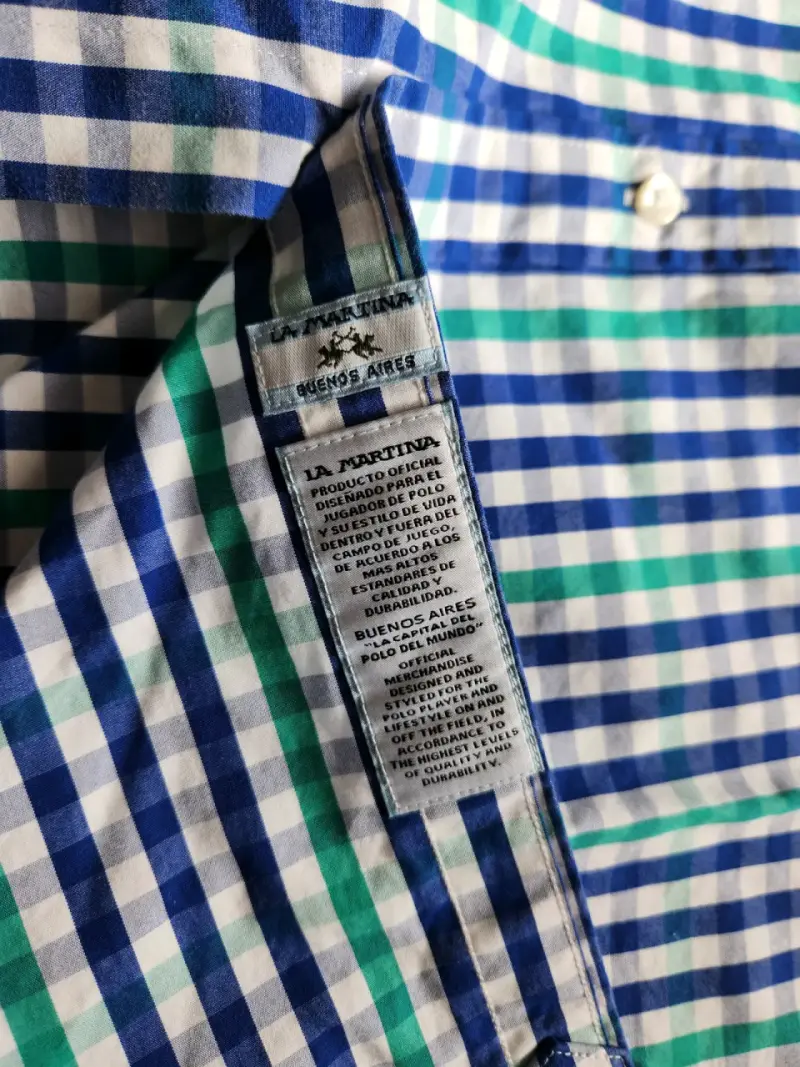 Camisa a cuadros La Martina talla L - 5